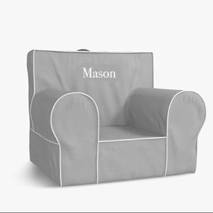 Grey Oversized Pottery Barn Anywhere Chair “Mason”